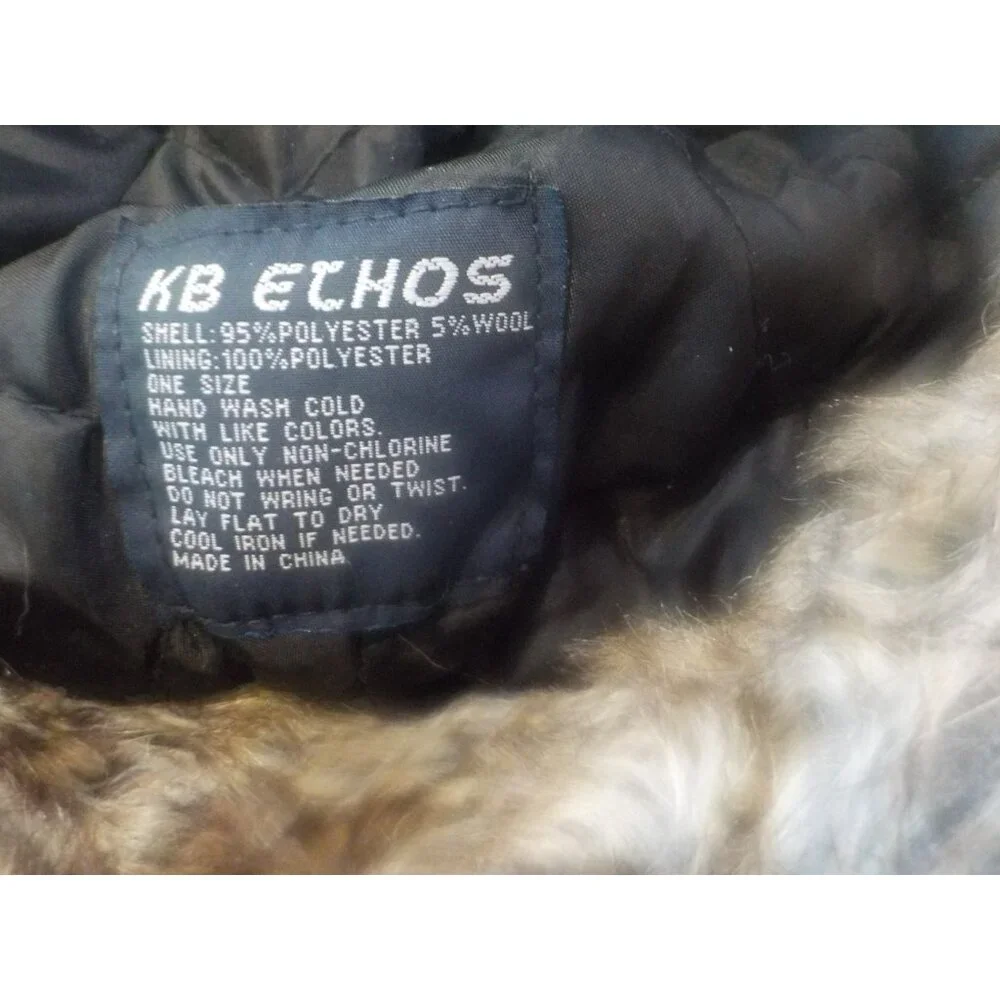 KB Ethos Lumberjack Aviator Trapper Warm Faux Fur Ear Flaps Hat Red/Black Plaid